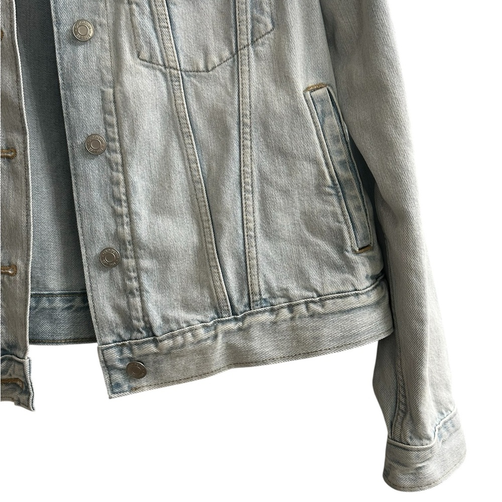Gap Vintage Lt Wash Icon Denim Jacket 90s Trucker Jean Jacket Size XL - Picture 5 of 8